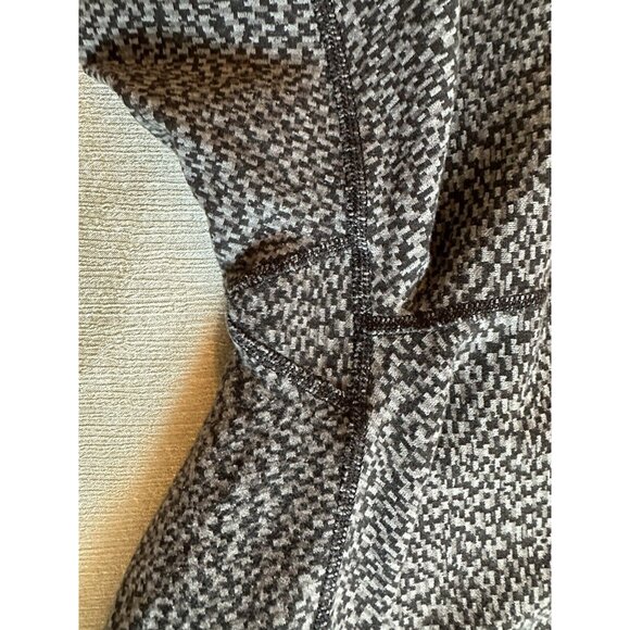 Lululemon Wunder Under Crop III Pant In Digi Pixie Black Pitch Grey Size 4 Gym - Picture 7 of 12